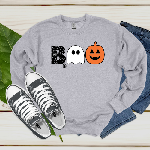 BOO Web Ghost Pumpkin