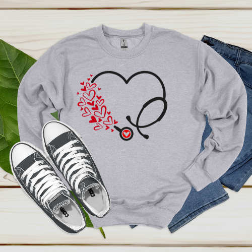 Stethoscope with Hearts