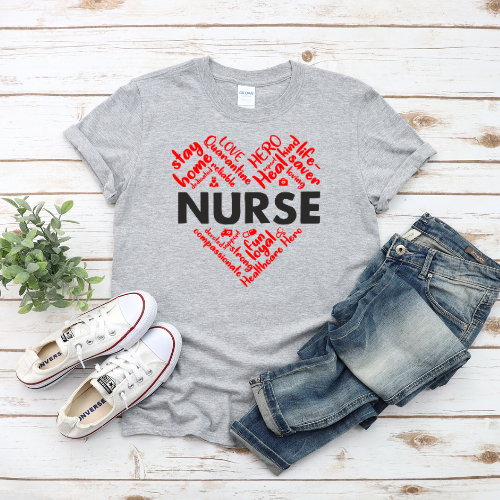 Word Heart - Nurse