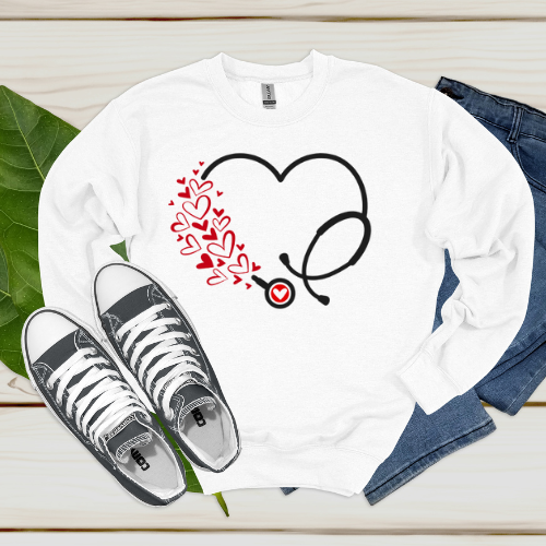 Stethoscope with Hearts