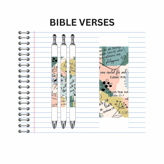 Bible Verses Ink Pen