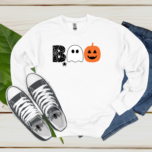 YS-BOO White Sweatshirt