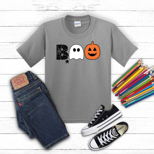 BOO Web Ghost Pumpkin - Youth