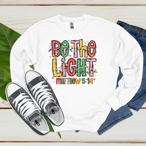 A2X-Be The Light White Sweatshirt