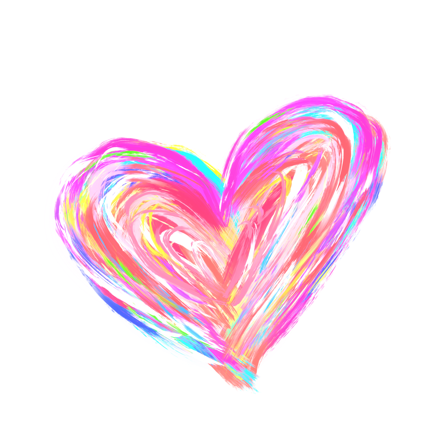 Brushstroke Heart