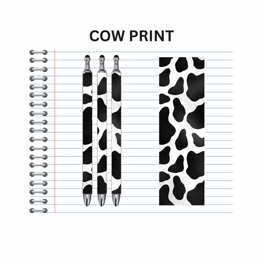 Cow Print Ink Pen
