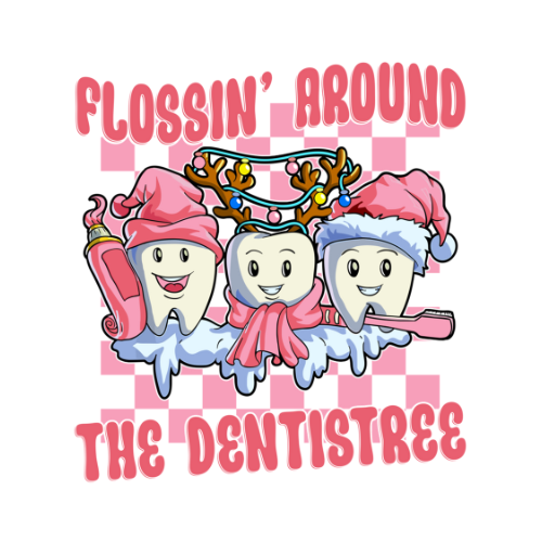 Flossin' Around the Dentistree (Pink)