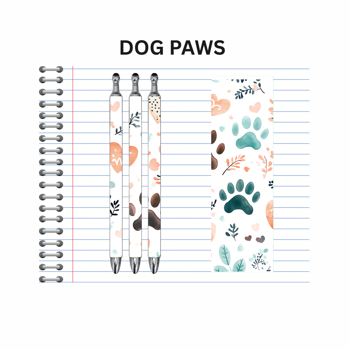 Dog Paws Ink Pen
