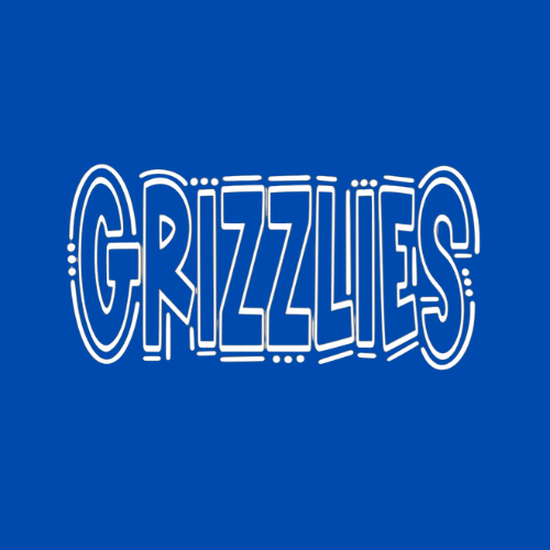 YXS - Grizzlies Royal Blue Tshirt