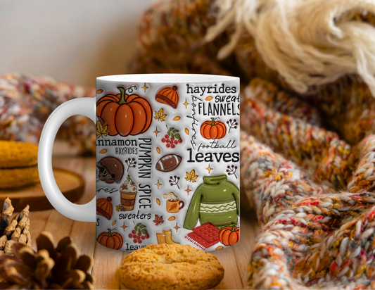 Fall Football Camper Mug