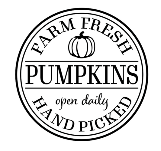 Farm Fresh Pumpkins Design