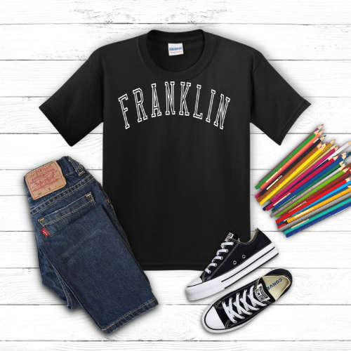 YM-Franklin Black Tshirt