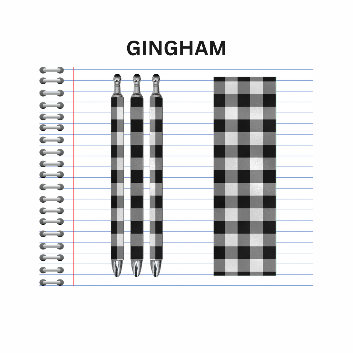 Gingham Ink Pen