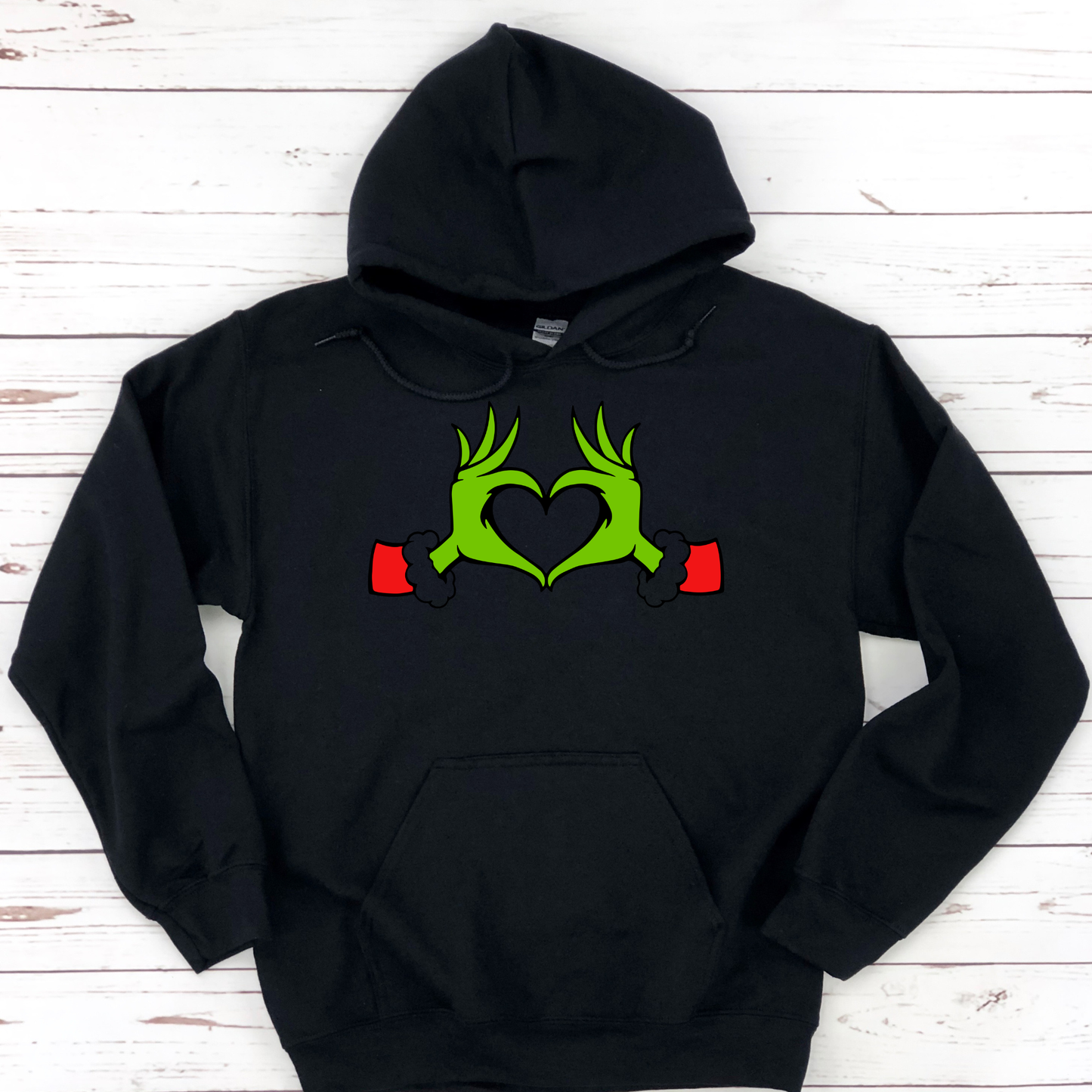 Grinch Heart Hands