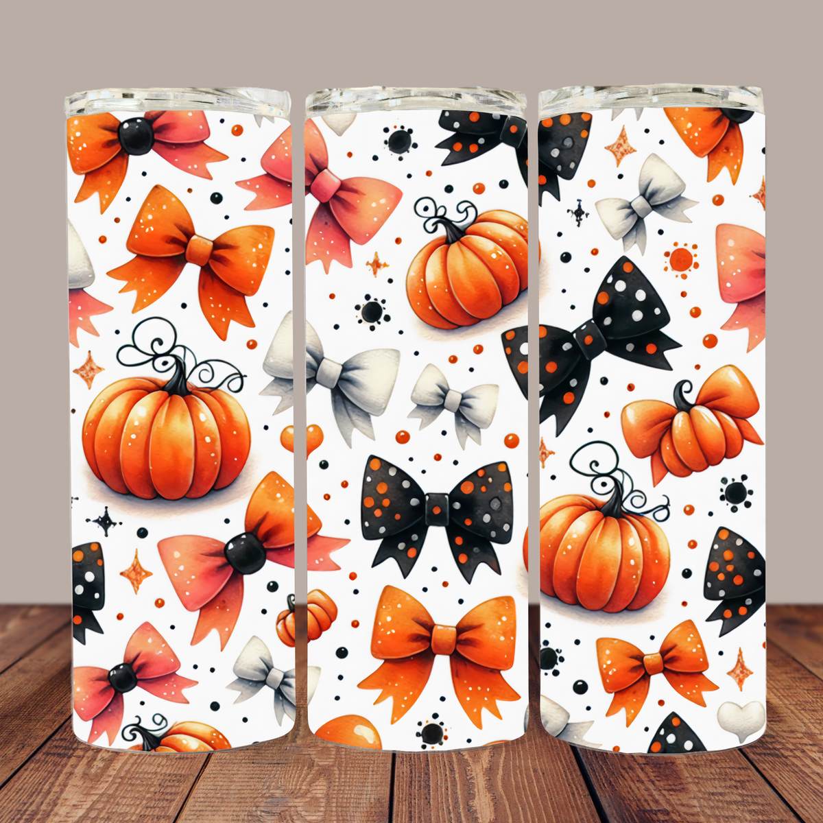 Halloween Bows Tumbler