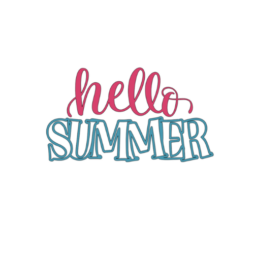 2T-Hello Summer Bright Green Tshirt