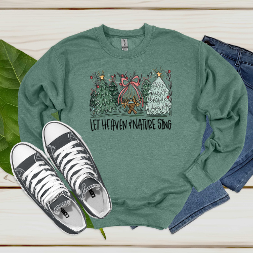 Let Heaven and Nature Sing (Black Letters)