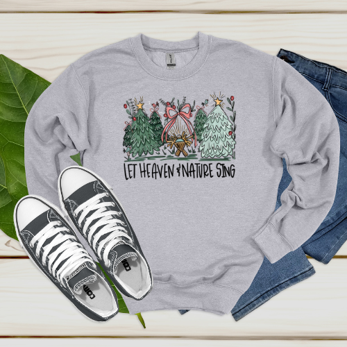 Let Heaven and Nature Sing (Black Letters)