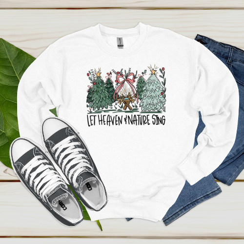 Let Heaven and Nature Sing (Black Letters)