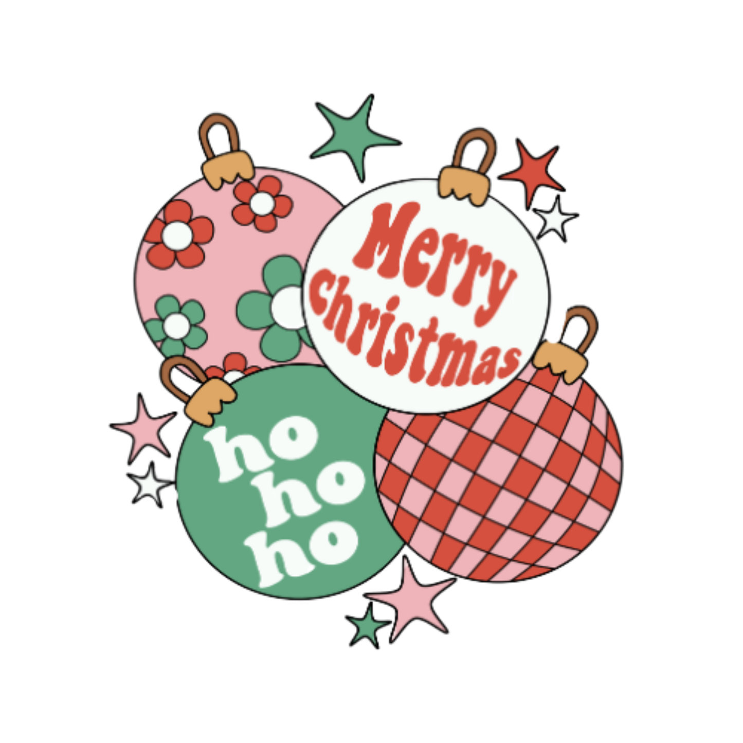 Merry Christmas Ornaments