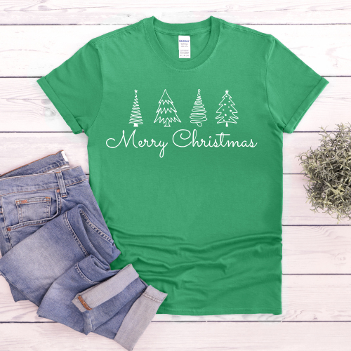 AS-Merry Christmas Green Tshirt