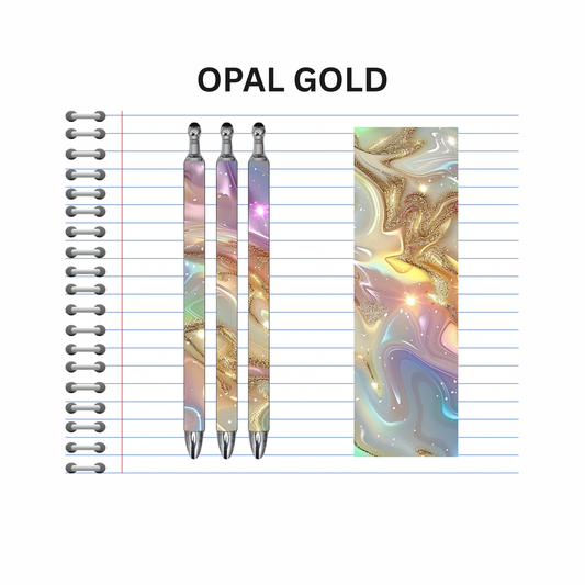 Opal Gold Ink Pen