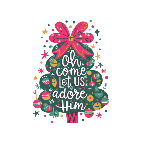 Oh Come Let Us Adore Him Tree
