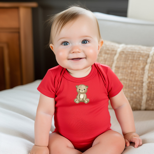 Infant Onesie-6months-Red or Pink