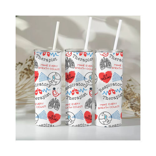 Make Every Breath Count Tumbler - 20oz Skinny