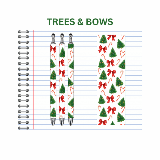 Trees & Bows Ink Pen
