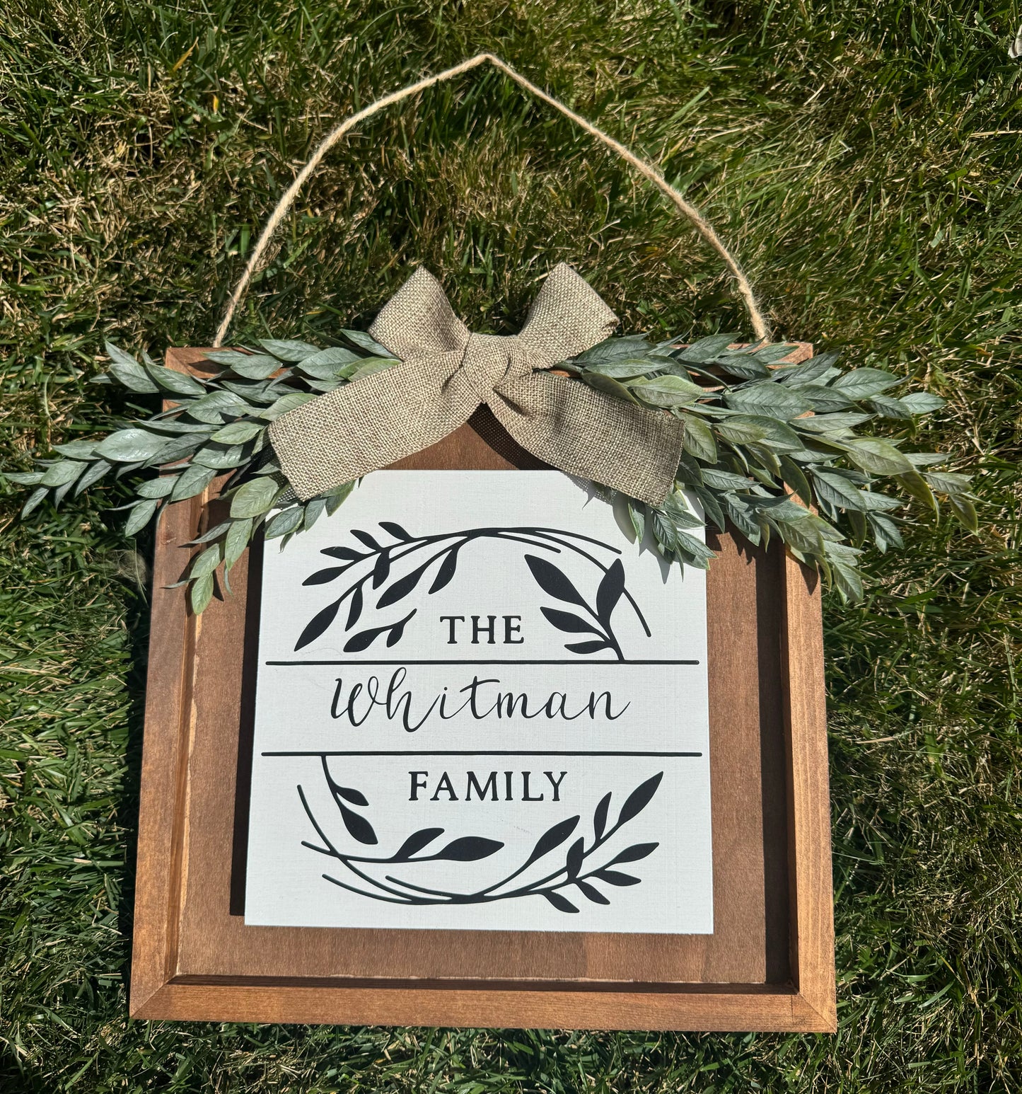 Family Name Sign